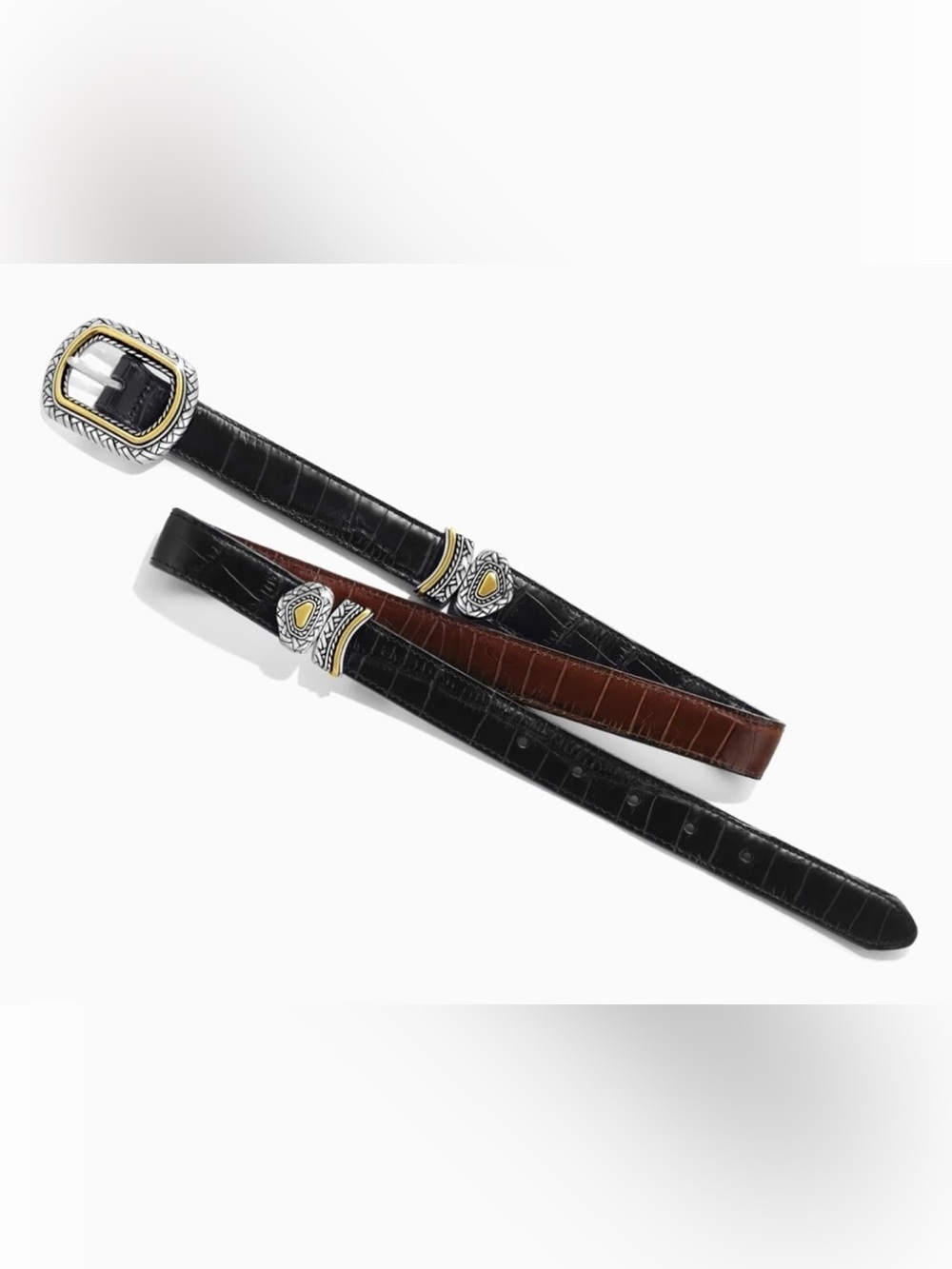 Brighton Marcus Two Toned Reversible Belt Size 30